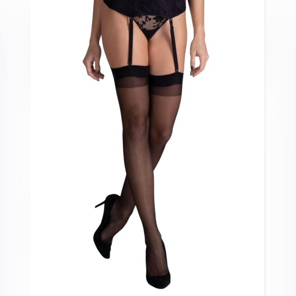 LECHERY Natural Castae 15 Ultra Sheer Stockings